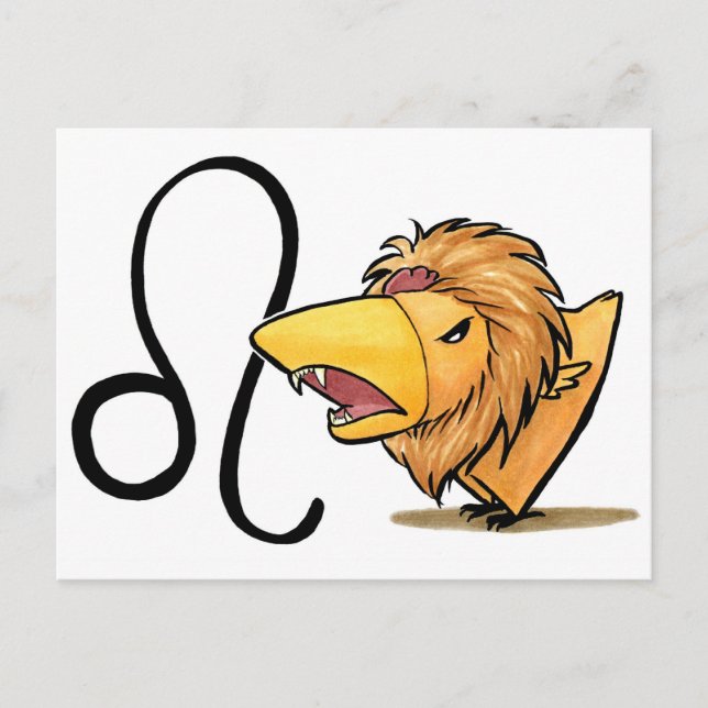 Leo Chicken-vykort Vykort (Framsida)