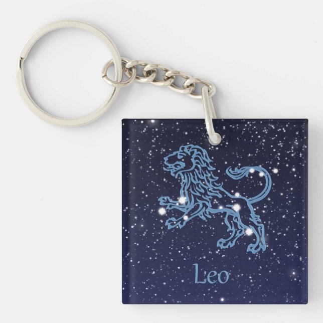 Leo Constellation and Zodiac Sign with Stars (Framsidan)