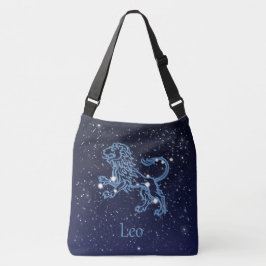 Leo Constellation and Zodiac Sign with Stars Axelväska