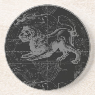 Leo Constellation Hevelius 1690 Decor Underlägg Sandsten