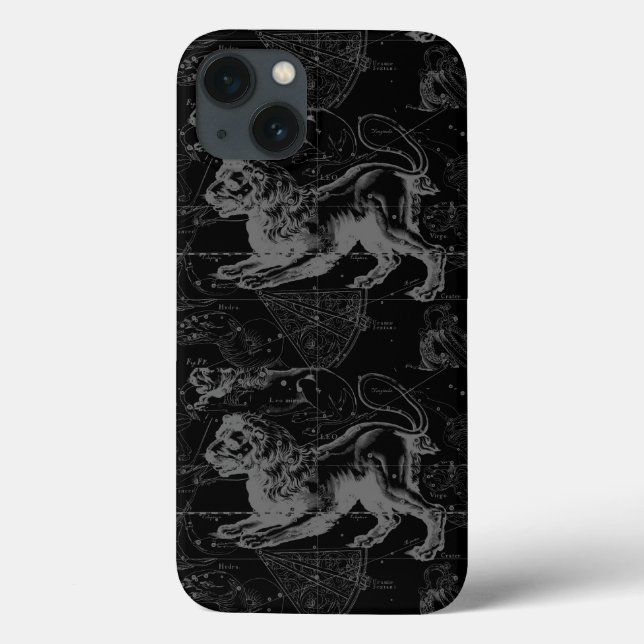 Leo Constellation Hevelius 1690 juli 23-22 augusti (Baksida)