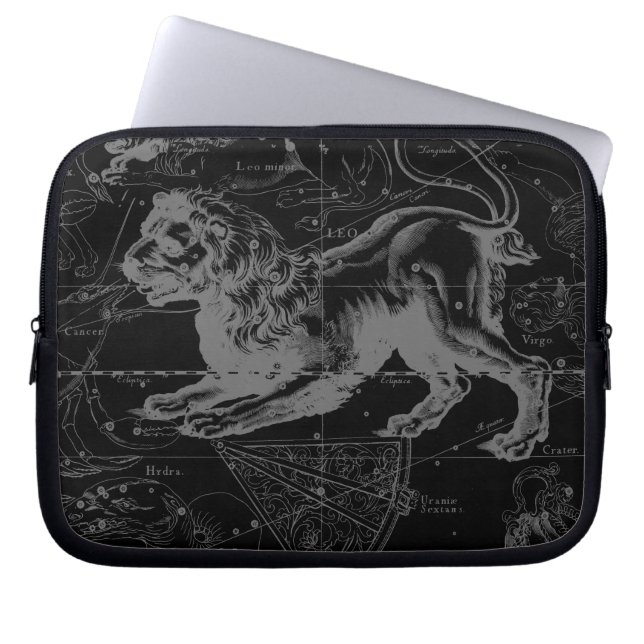 Leo Constellation Hevelius 1690 juli 23-22 augusti Laptop Sleeve (Framsidan)