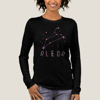 Leo Constellation in rosa T Shirt