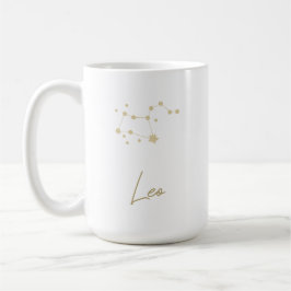 Leo Constellation Zodiac Kaffemugg