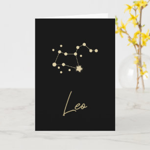 Leo Constellation Zodiac Kort