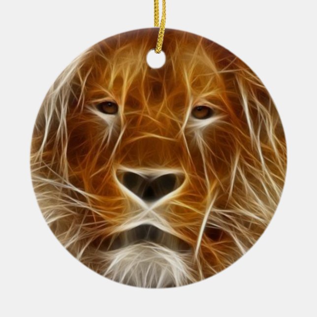 Leo den Braveheared Lejon Ornament (Framsidan)