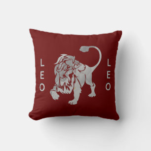 Leo den Lejona amerikanska Mojo Pillow Kudde