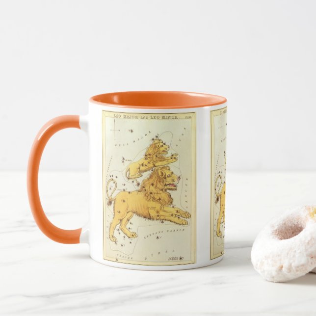 Leo den Lejona Vintagen Constellation Uranias Speg Mugg (Med munk)