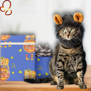 Leo, det Lejona stjärntecknet zodiac i juli i augu Presentpapper