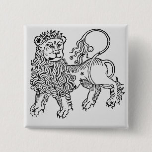 Leo (det lejont) en illustration från 'Poeticonen Knapp
