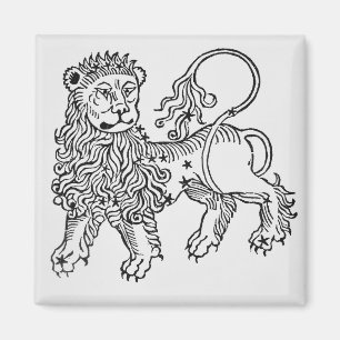 Leo (det lejont) en illustration från 'Poeticonen Magnet