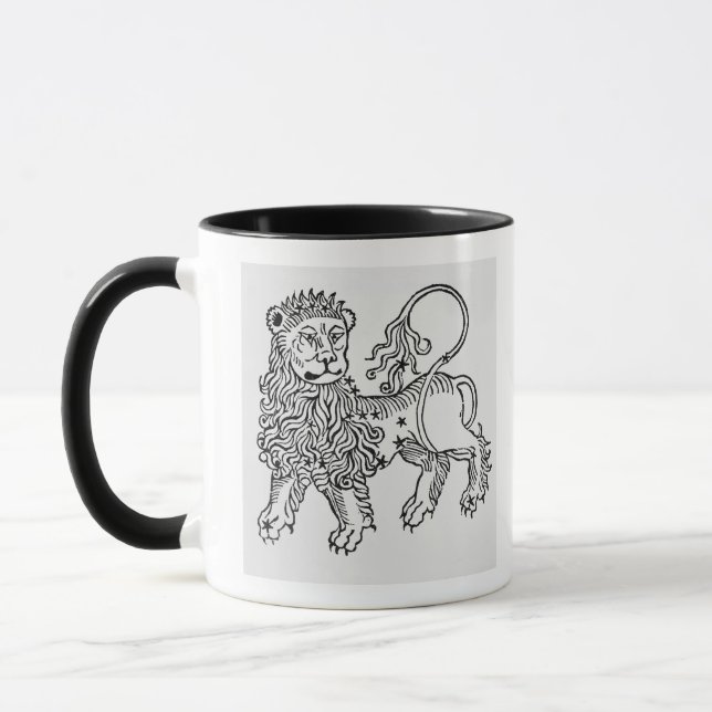 Leo (det lejont) en illustration från 'Poeticonen Mugg (Vänster)