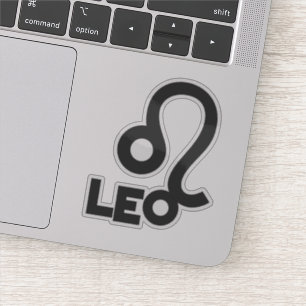 Leo Djärv Stjärntecken Horoskop Anpassad Text Klistermärken