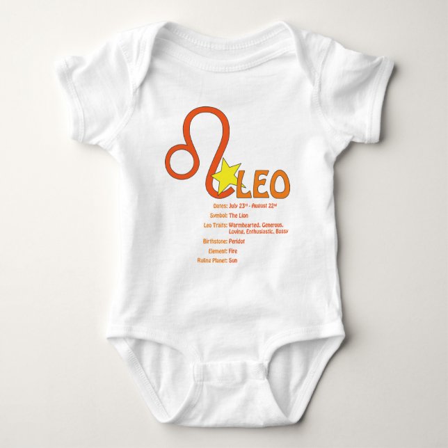 Leo dragbaby t shirt (Framsida)