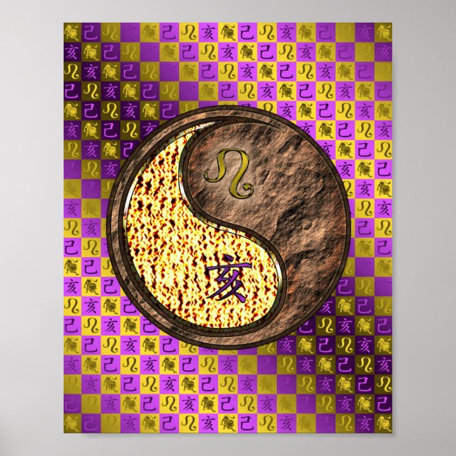 Leo & Earth Boar Poster (Framsidan)