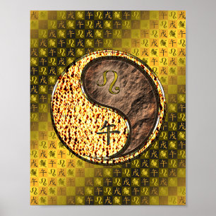 Leo & Earth Horse Poster