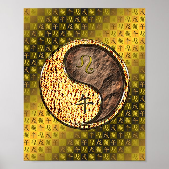 Leo & Earth Horse Poster (Framsidan)