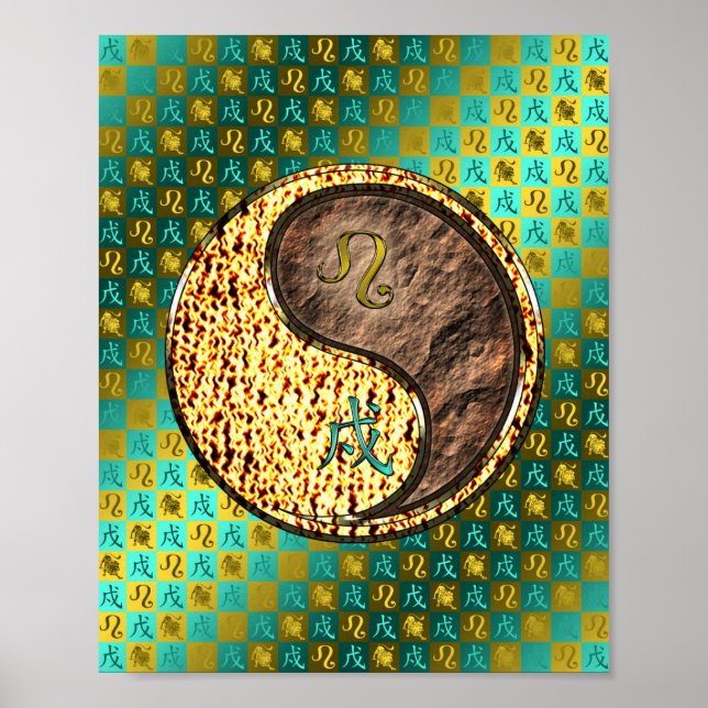 Leo & Earth Hund Poster (Framsidan)