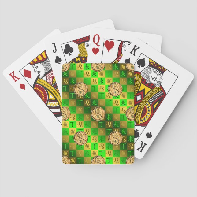 Leo & Eld Goat Casinokort (Baksidan)