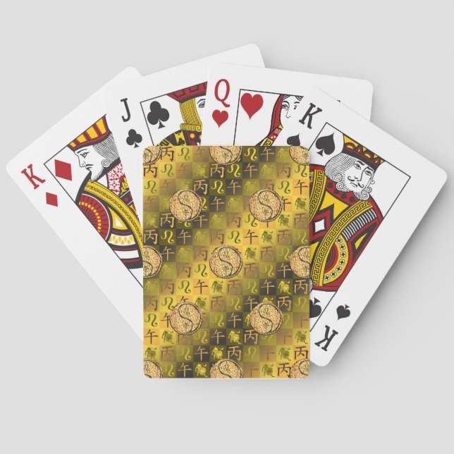 Leo & Eldhäst Casinokort (Baksidan)