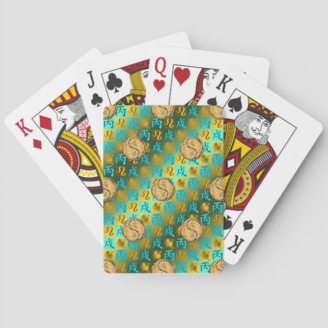 Leo & Eldhund Casinokort (Baksidan)