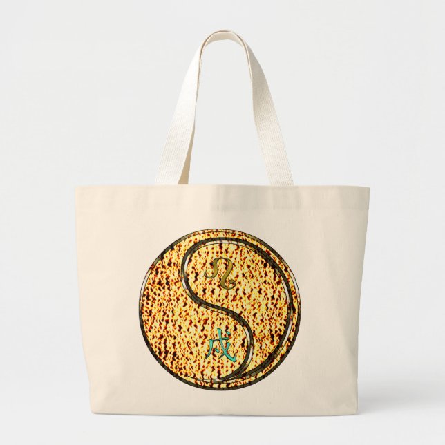 Leo & Fire Hund Jumbo Tygkasse (Framsidan)