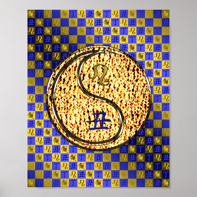 Leo & Fire Ox Poster (Framsidan)