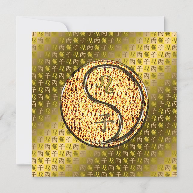 Leo & Fire Råtta Kort (Framsida)