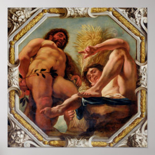Leo från teckenet av zodiacen poster