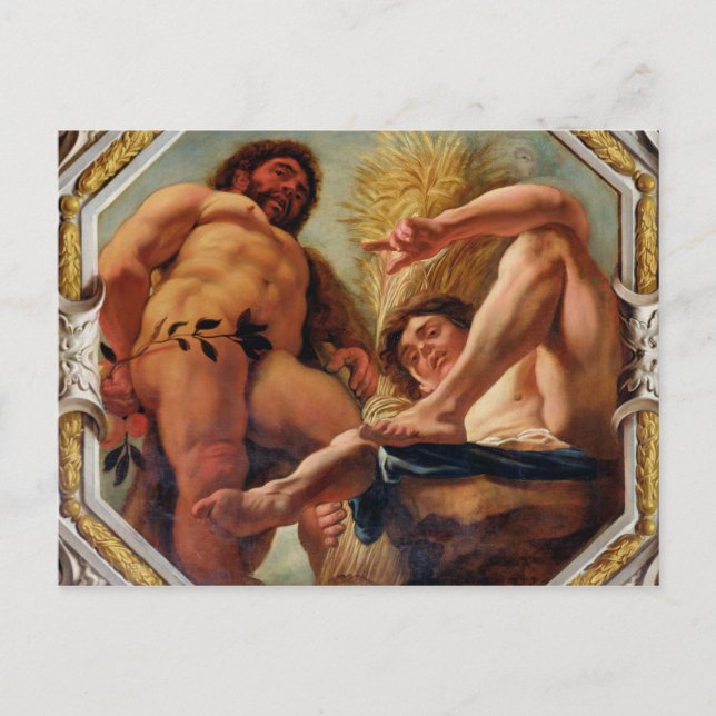 Leo, från Zodiacs tecken Vykort (Framsida)