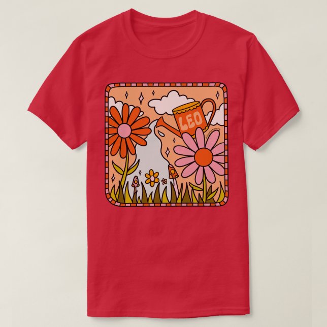 Leo Garden T Shirt (Design framsida)