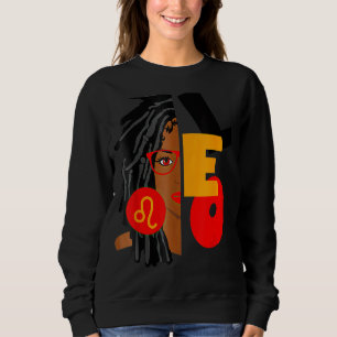 Leo Girl Afro Locs Girl Zodiac Signs Birthday T Shirt