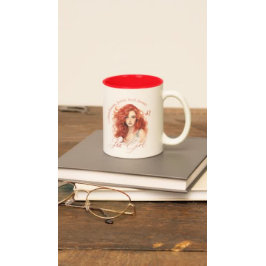 Leo Girl Zodiac Astrology Gift för henne Två-Tonad Mugg