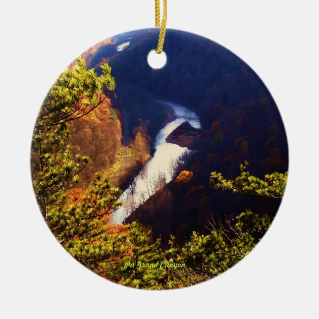 Leo Harrison St Pk~Pa Grand Canyon Julgransprydnad Keramik (Framsidan)