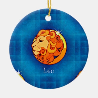 leo horoscope julgransprydnad keramik