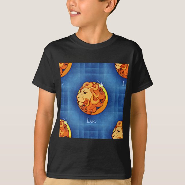 leo horoscope t-shirt (Framsida)