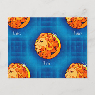 leo horoscope vykort