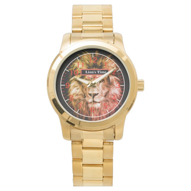 Leo Horoscope Zodiac Watch Armbandsur (Framsida)