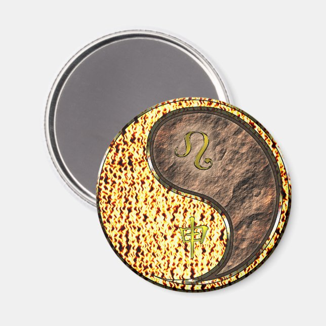 Leo & Jordapa Monkey Magnet (Front/Back)