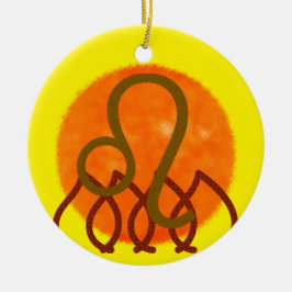 Leo Julgransprydnad Keramik