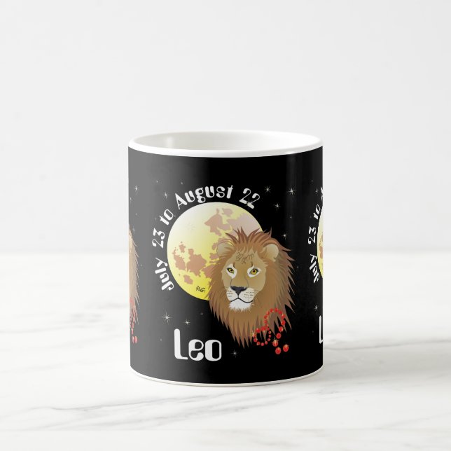 Leo July 23 to August 22 Mug Magisk Mugg (Center)