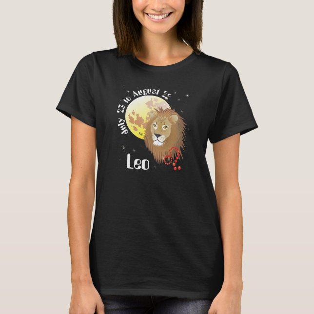 Leo July 23 to August 22 Tröja (Framsida)