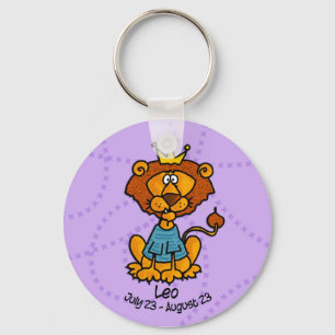 leo keychain nyckelring