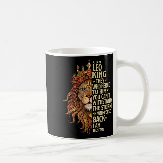 Leo King They Whispered To Him You Cant With Stand Kaffemugg (Höger)