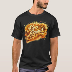 Leo Legend Eldig Stjärntecken Zodiac Astrologi T Shirt