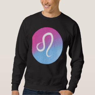 Leo Lejon astronomi Astrology Horoscope Zodiac Wom Lång Ärmad Tröja