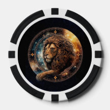 Leo Lejon Poker Chip - Zodiaksymbol