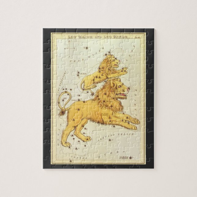 Leo Lejon Stjärnbild Urania's Mirror Pussel (Vertikal)