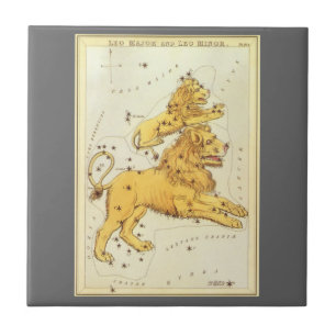 Leo Lejon Vintage Konstellation Urania's Mirror Kakelplatta