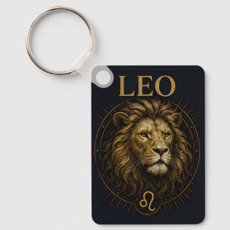 Leo Lejon Zodiac Celestial Astrologi Symbol Nyckelring